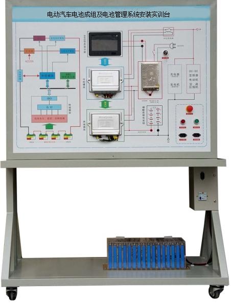 DYDC-77电动汽车电池成组及电池管理系统安装实训台
