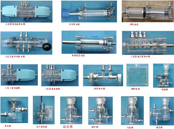 DYQZJ-2透明起重机液压系统与PLC控制实训装置